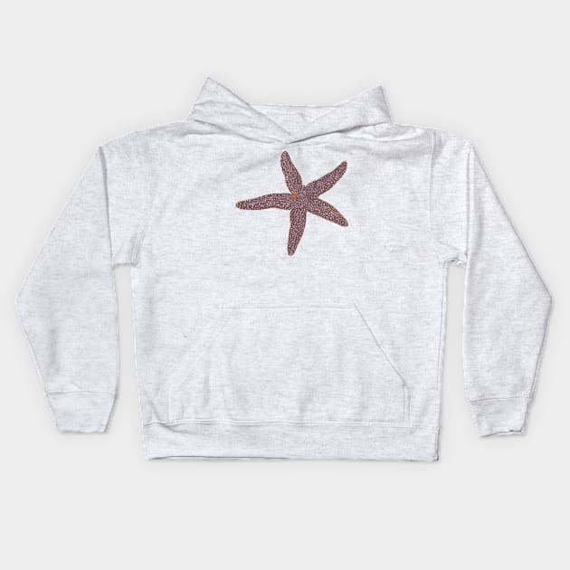 Common Starfish Kids Hoodie by stargatedalek